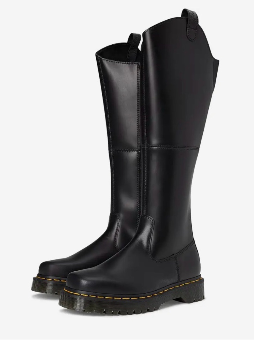 Dr. Doc Martens Amaayah Hi Leather Bex Riding Boots Black NEW w/out Box